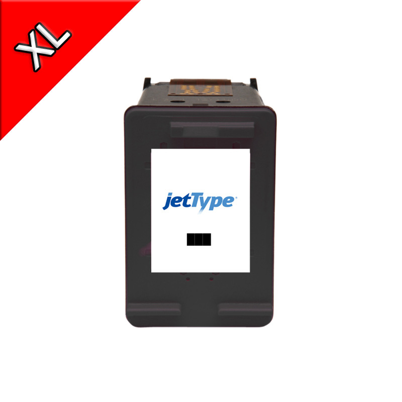 jetType Tinte kompatibel zu HP CH563EE 301XL schwarz 480 Seiten 8 ml Große Füllmenge 1 Stück