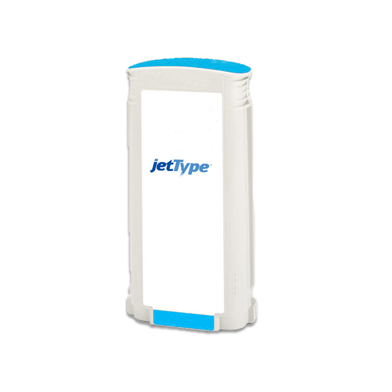 jetType Tinte kompatibel zu HP C9452A 70 Cyan 130 ml 1 Stück