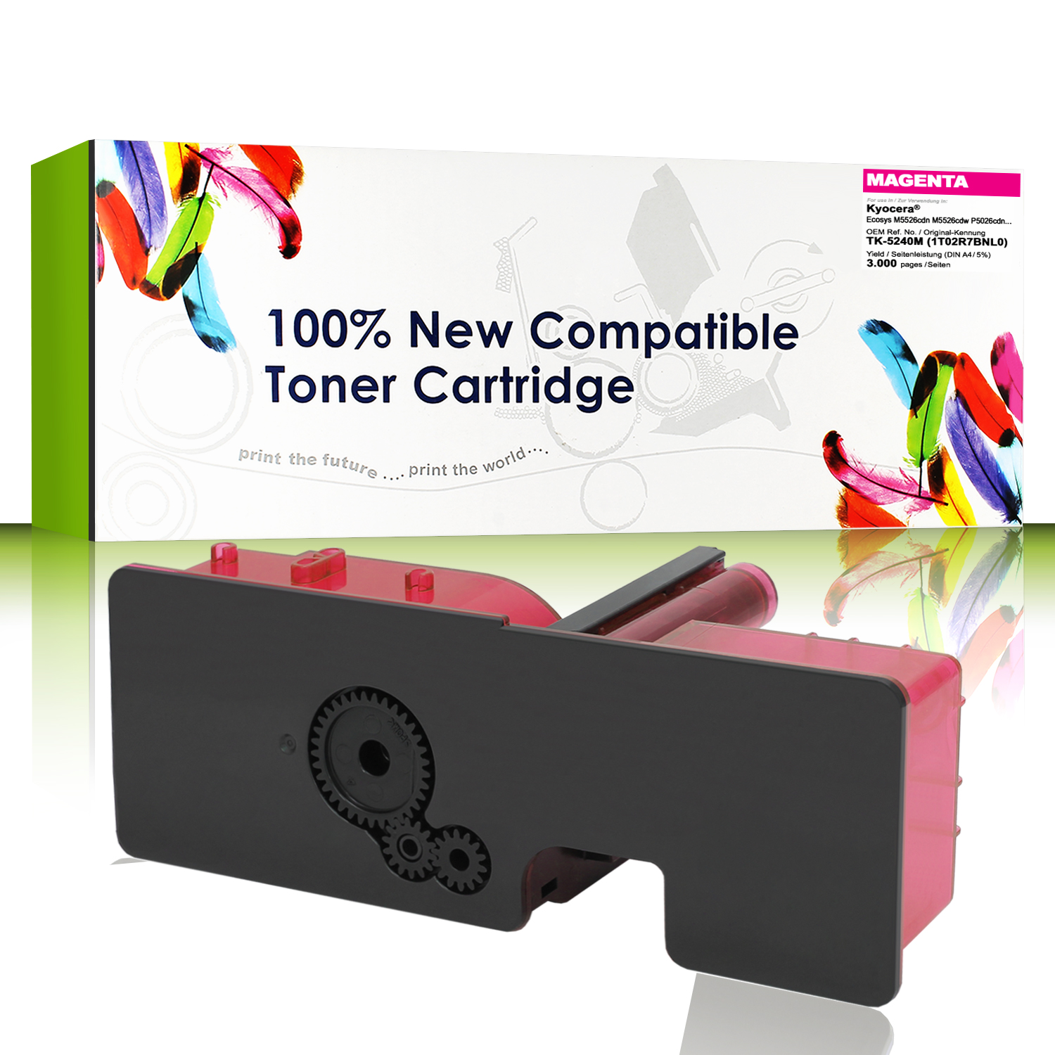 CartridgeWeb Toner kompatibel zu Kyocera/Mita 1T02R7BNL0 TK-5240 M Magenta 3.000 Seiten 1 Stück