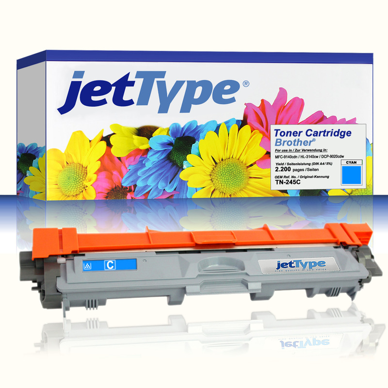 jetType Toner kompatibel zu Brother TN-245C cyan 2.200 Seiten 1 Stück