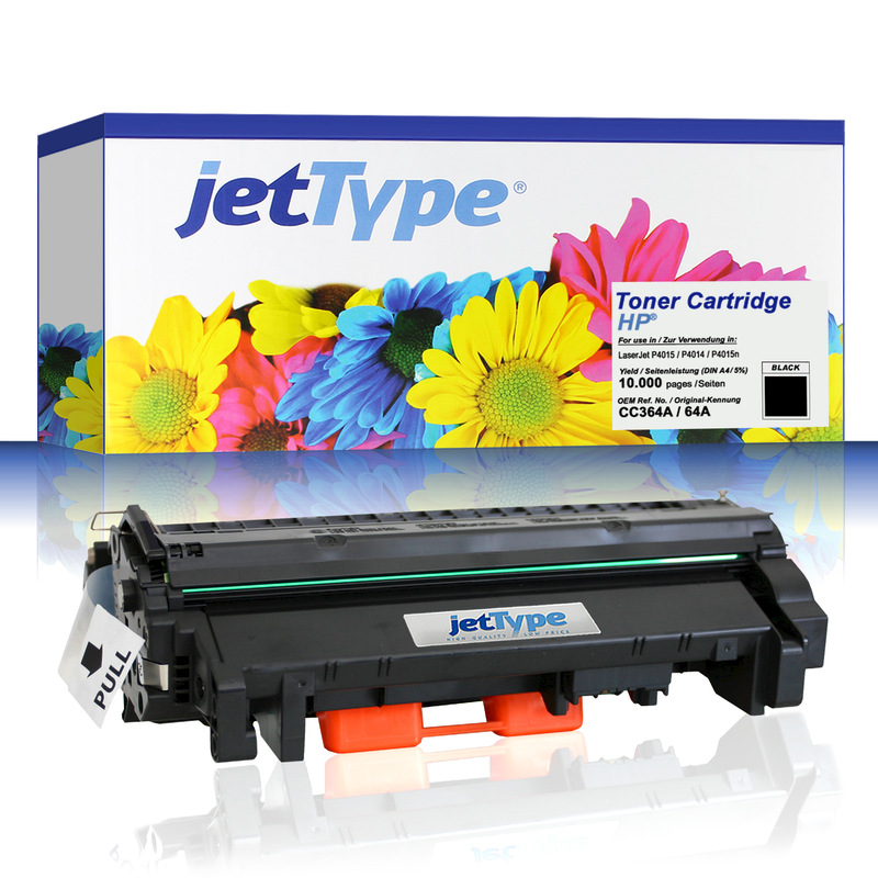 jetType Toner kompatibel zu HP CC364A 64A schwarz 10.000 Seiten 1 Stück