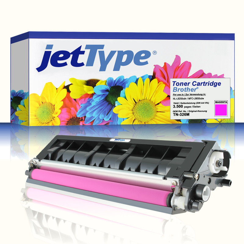 jetType Toner kompatibel zu Brother TN-326M magenta 3.500 Seiten