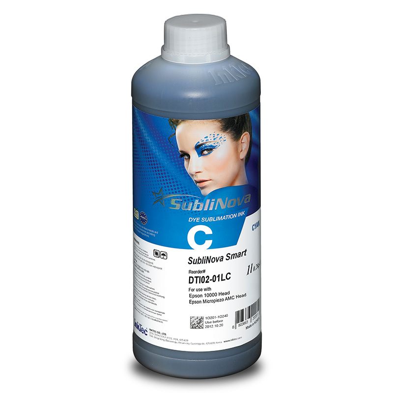 1 Liter Cyan SubliNova Smart InkTec Bulk Tinte