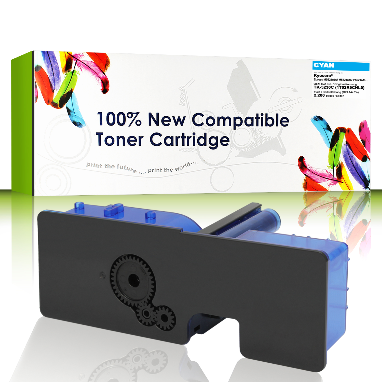 CartridgeWeb Toner kompatibel zu Kyocera/Mita 1T02R9CNL0 TK-5230 C Cyan 2.200 Seiten 1 Stück