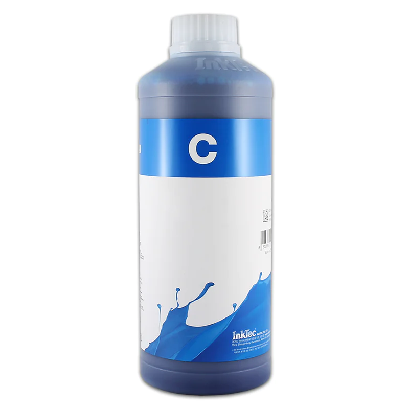 InkTec VEHS Mimaki JV3 - Cyan 1 Liter Flasche - Lösungsmitteltinte