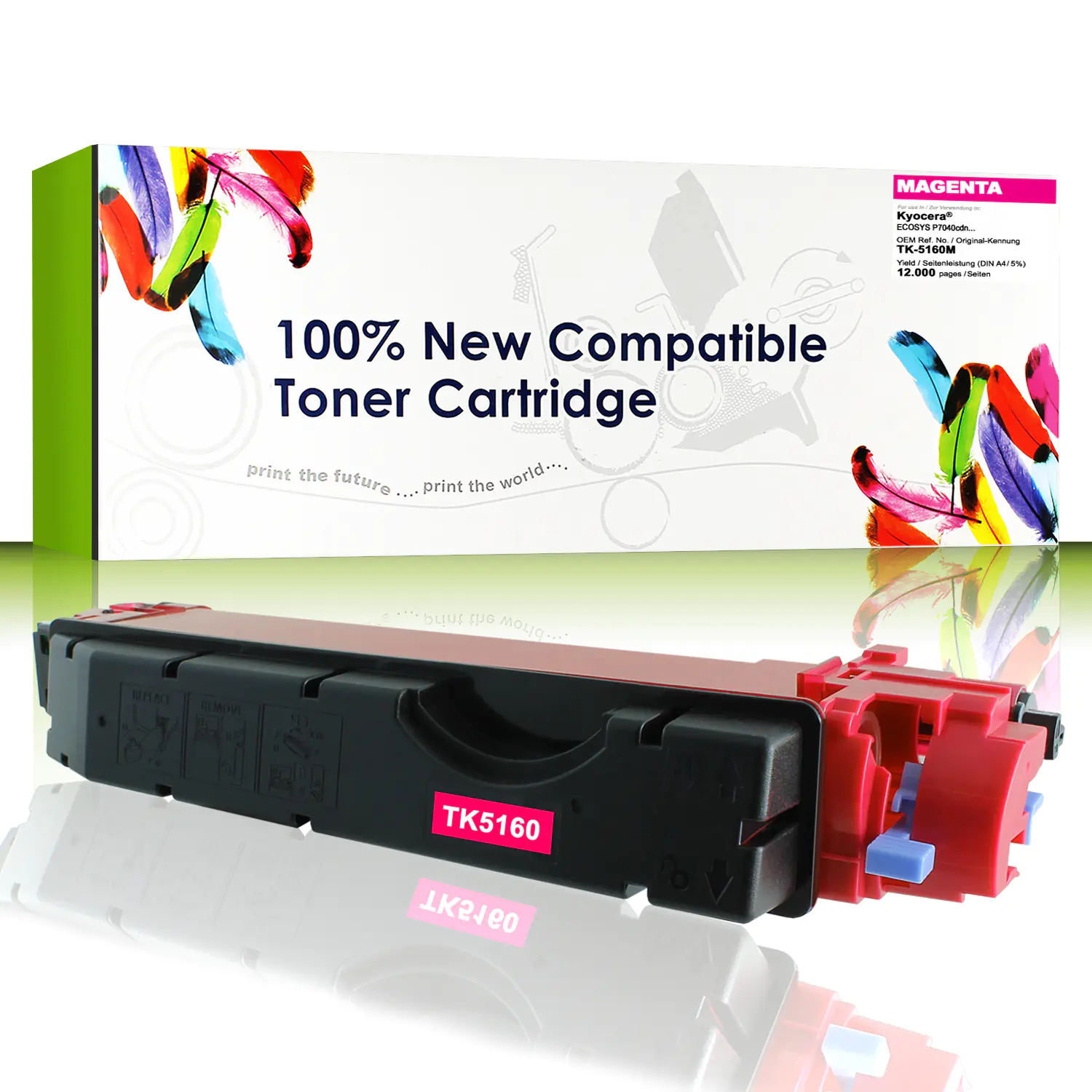 CartridgeWeb Toner kompatibel zu Kyocera/Mita 1T02NTBNL0 TK-5160M Magenta 12.000 Seiten 1 Stück