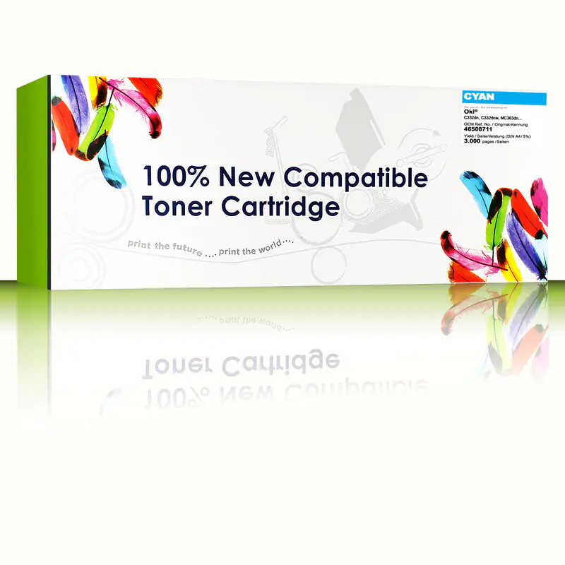 CartridgeWeb Toner kompatibel zu Oki 46508711 Cyan 3.000 Seiten 1 Stück