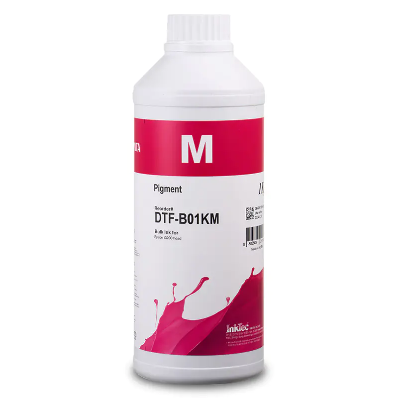 InkTec DTF Epson i3200 Druckkopf - Magenta 1 Liter Flasche - DTF Tinte