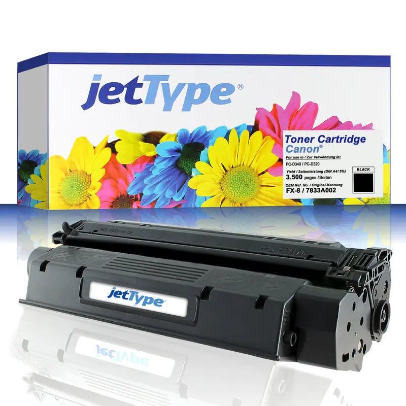 jetType Toner kompatibel zu Canon 7833A002 FX-8 schwarz 3.500 Seiten