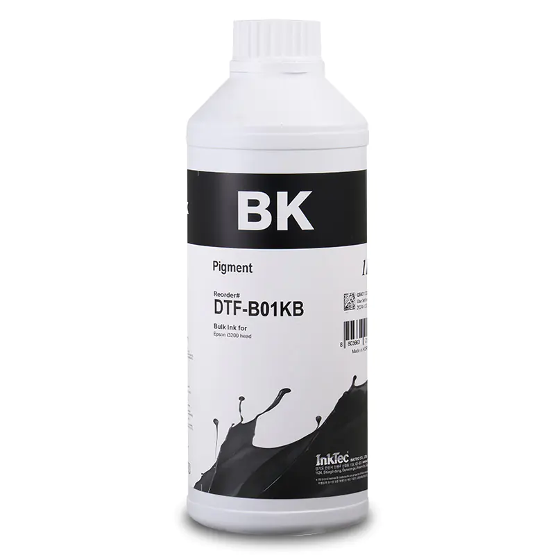 InkTec DTF Epson i3200 Druckkopf - Schwarz 1 Liter Flasche - DTF Tinte